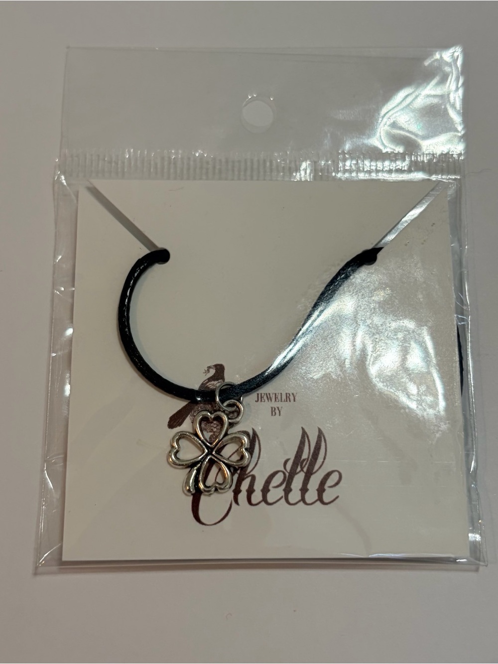 Petite Four 🍀 Leaf Clover Pendant Lucky Charm
